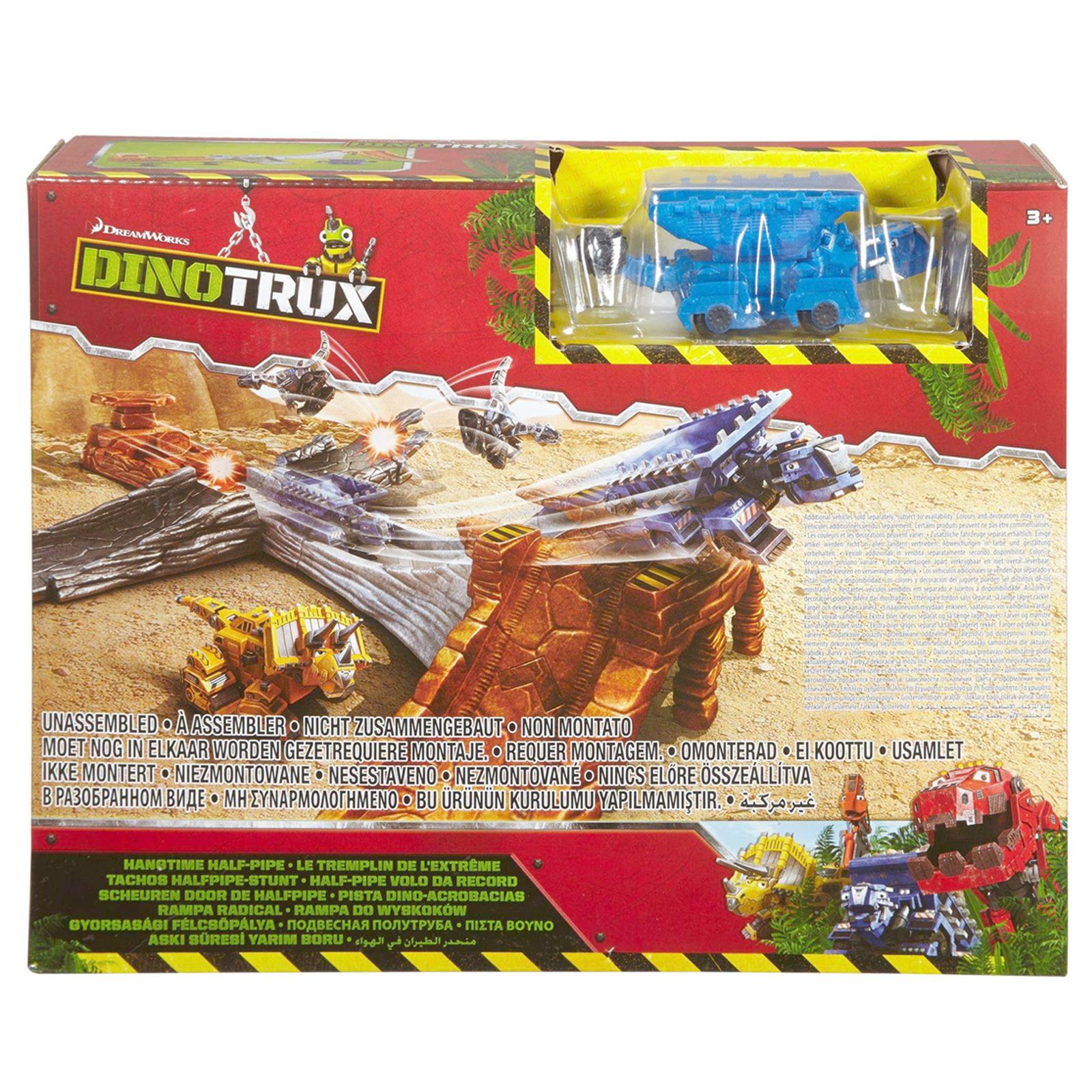 Dinotrux Buildable Playset With 10cm Vehicle Toy Scene TonTon Ty Rux D