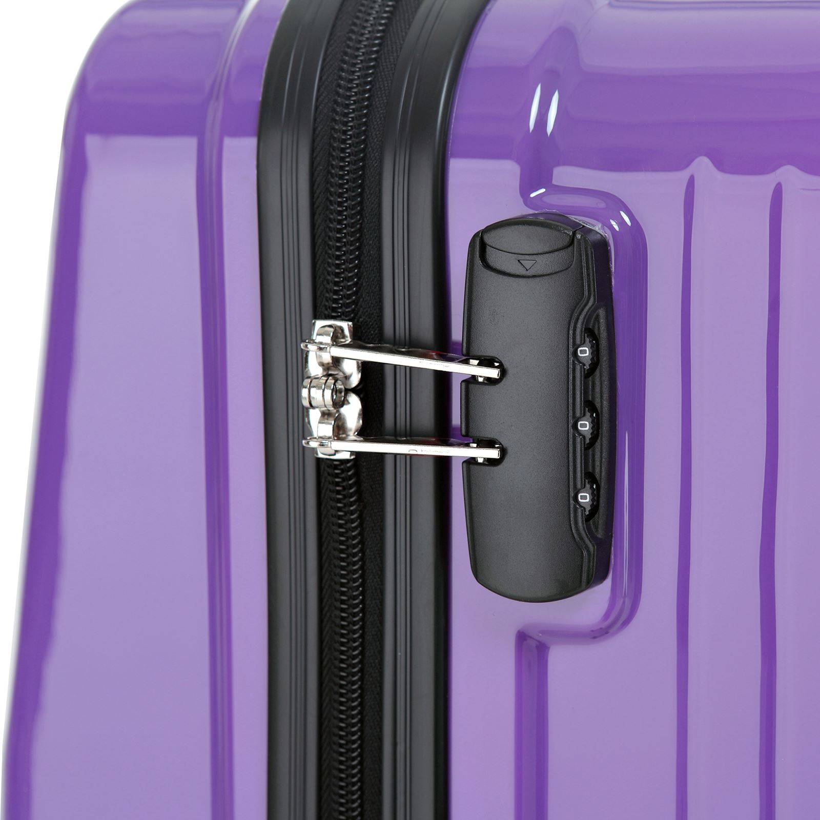 Hard Shell ABS Trolley Case 4 Spinner Wheels Suitcase Luggage Holiday Travel Bag eBay