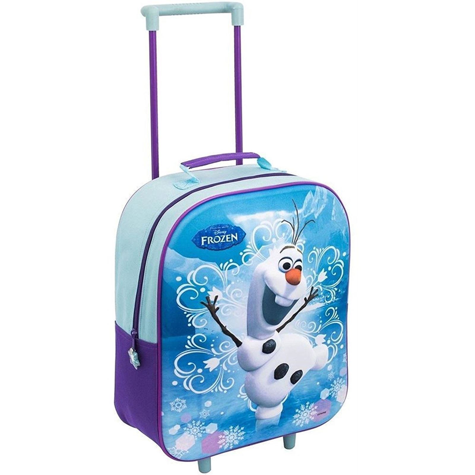 Disney Frozen Character 3D Olaf Travel Kids Roller Wheel Trolley