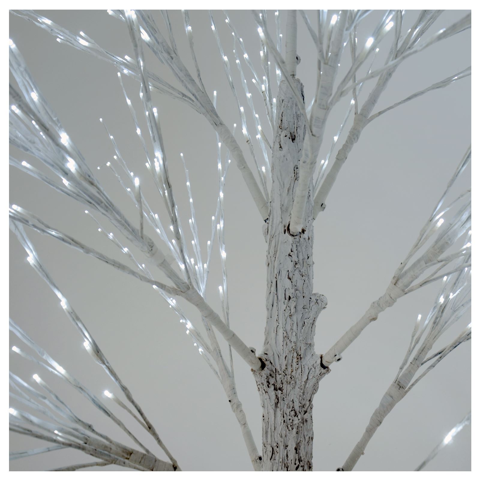 Giant Luxury White Twig Christmas Tree LED Lights 180cm 210cm Indoor