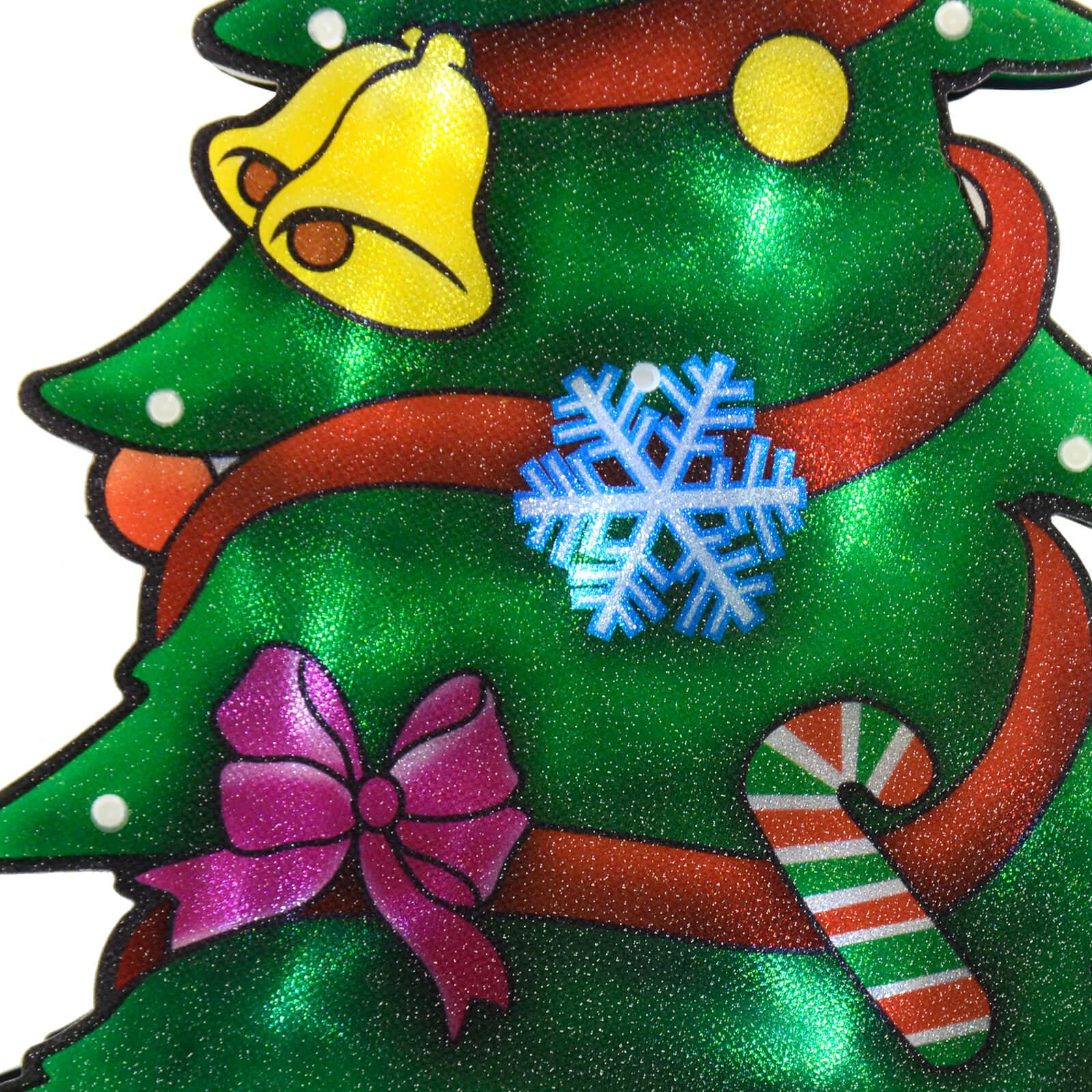 Christmas Window Light Decoration Silhouette Battery Operated LED Indoor 46cm - Picture 4 of 14