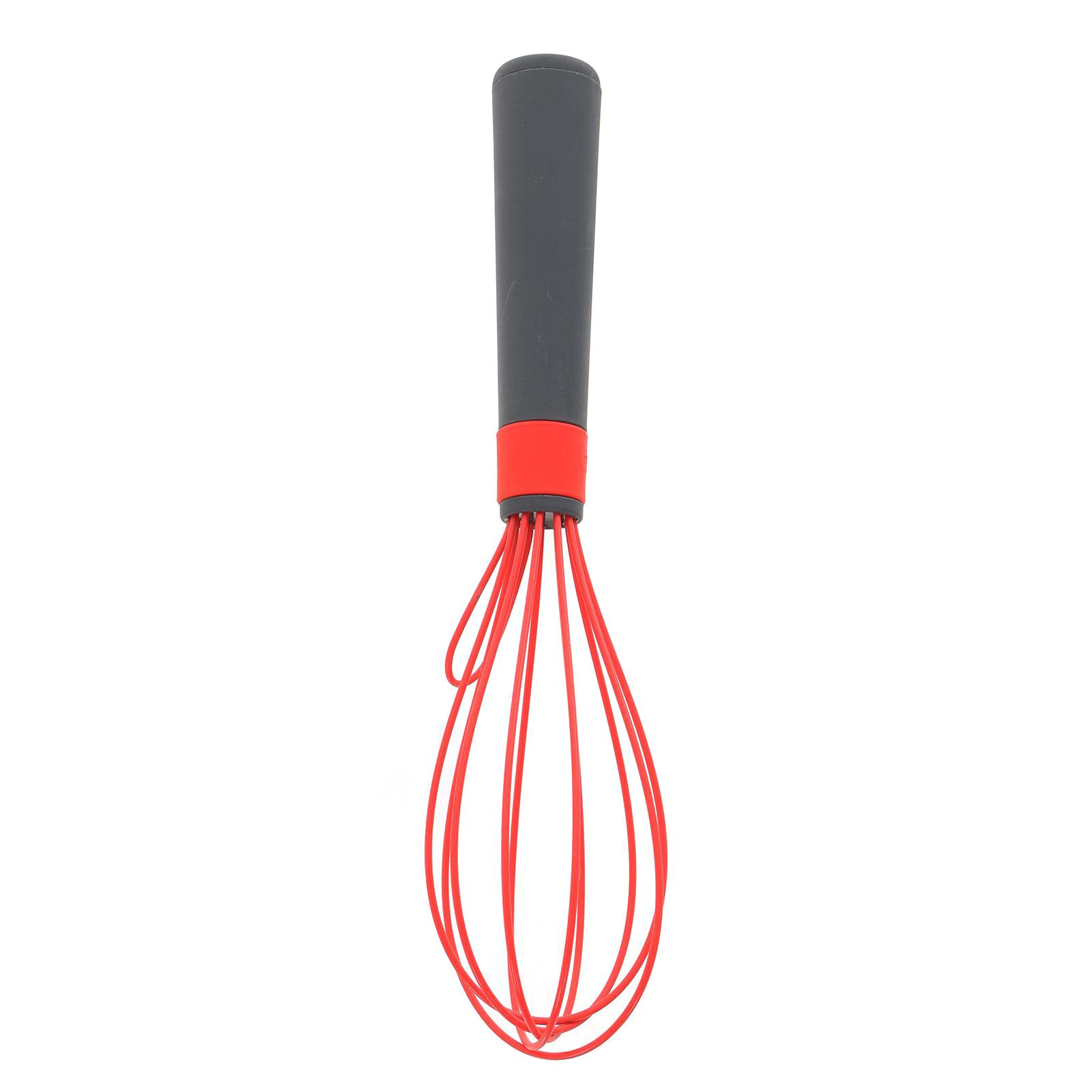 Quality French Kitchen Utensils Non Scratch Black Nylon Red Silicone Chef Tools - Picture 29 of 30