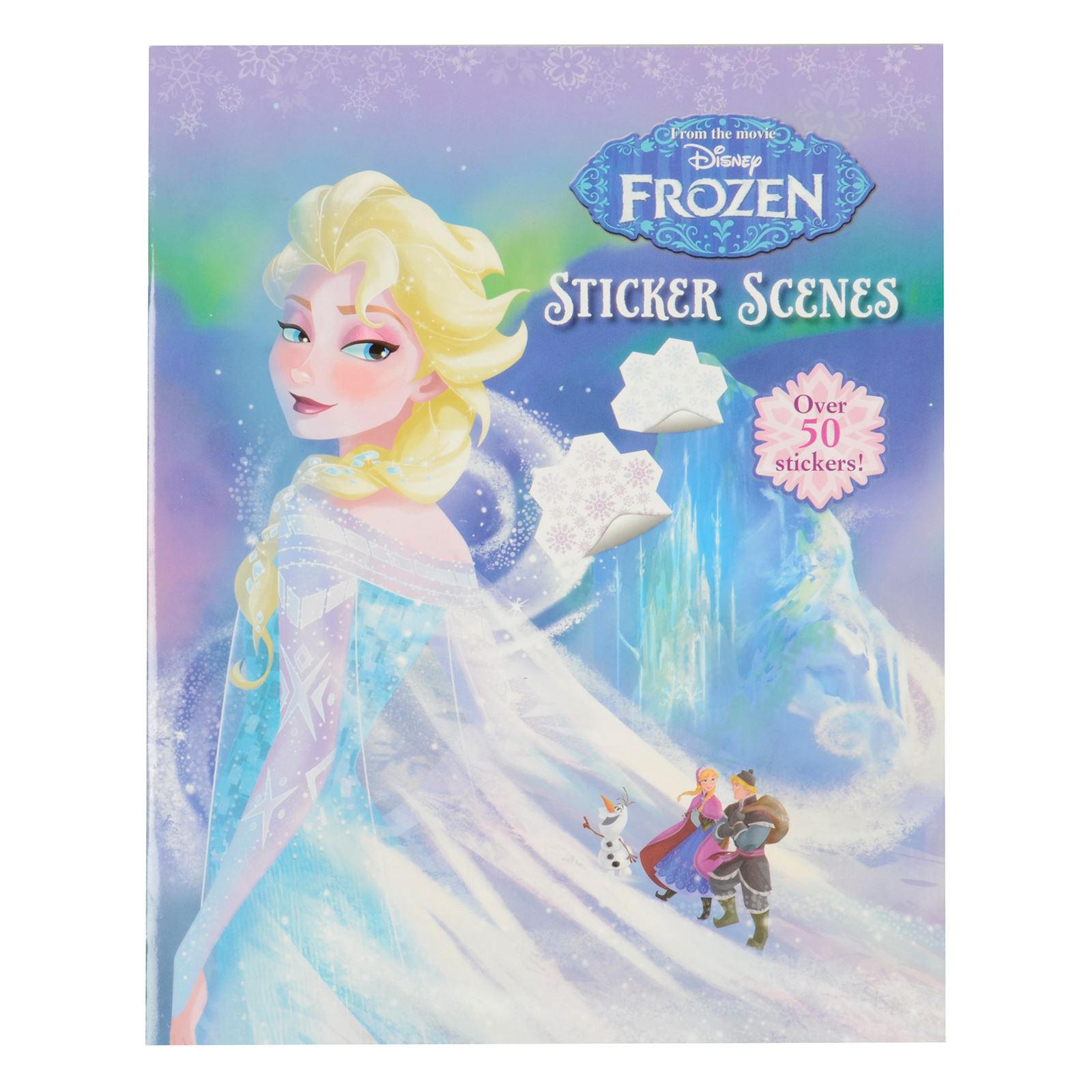 Disney Frozen Elsa Anna Sticker Scenes Story Book Paperback Over 50