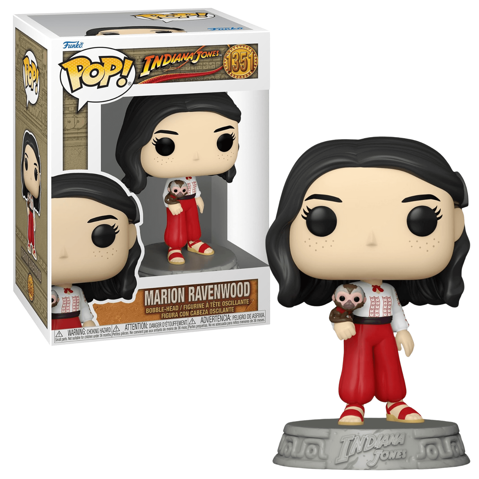 Funko Pop Indiana Jones Figure Vinyl Movie Character Collector Display Box 10cm - Picture 3 of 5