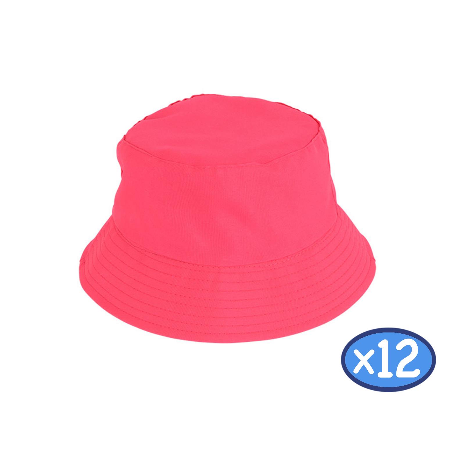 Bucket Hat 1980s Neon Colour Bulk Pack Of 12 Hen Stag Night Adult Fancy Dress - Picture 4 of 4