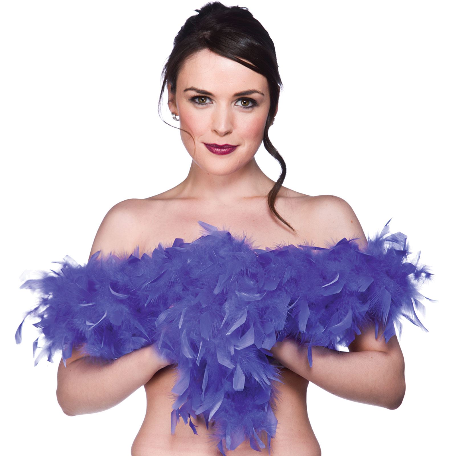 60g Feather Boa 1.7m Fancy Dress Hen Night Halloween 1920s Flapper Accessory New - Picture 5 of 14