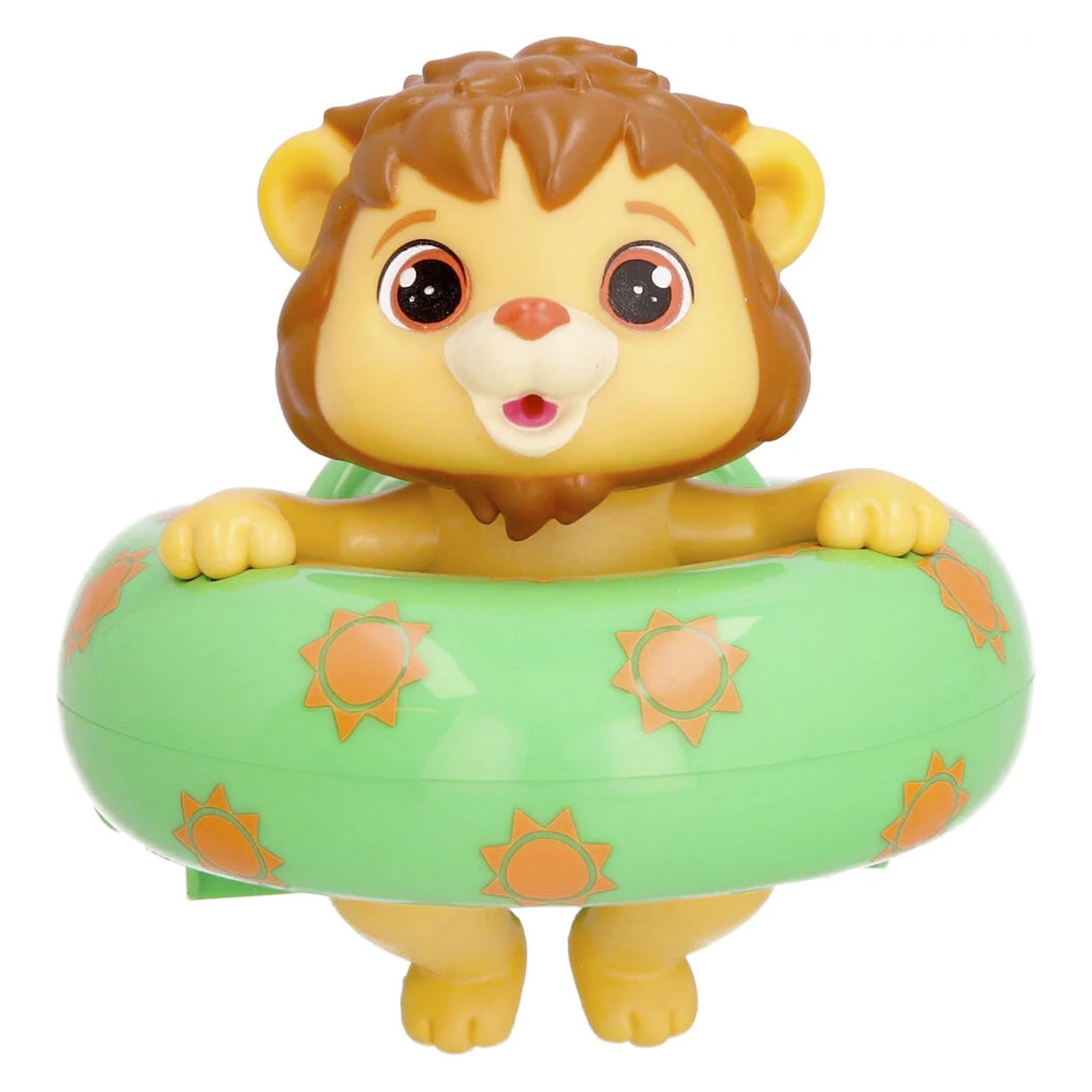 Bloopies Floaties Jungle Animal Bath Toy Wind Up Paddles Water Play Fun 10cm - Picture 4 of 7