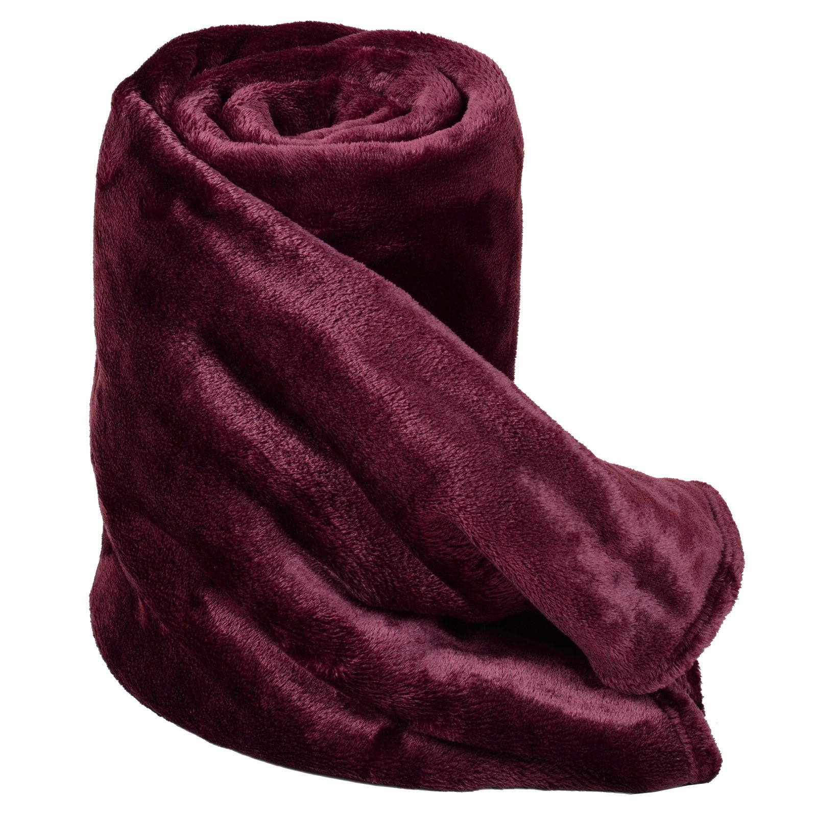 Deluxe Plush Fleece Blanket Soft Cashmere Touch Luxury Warm Home Sofa