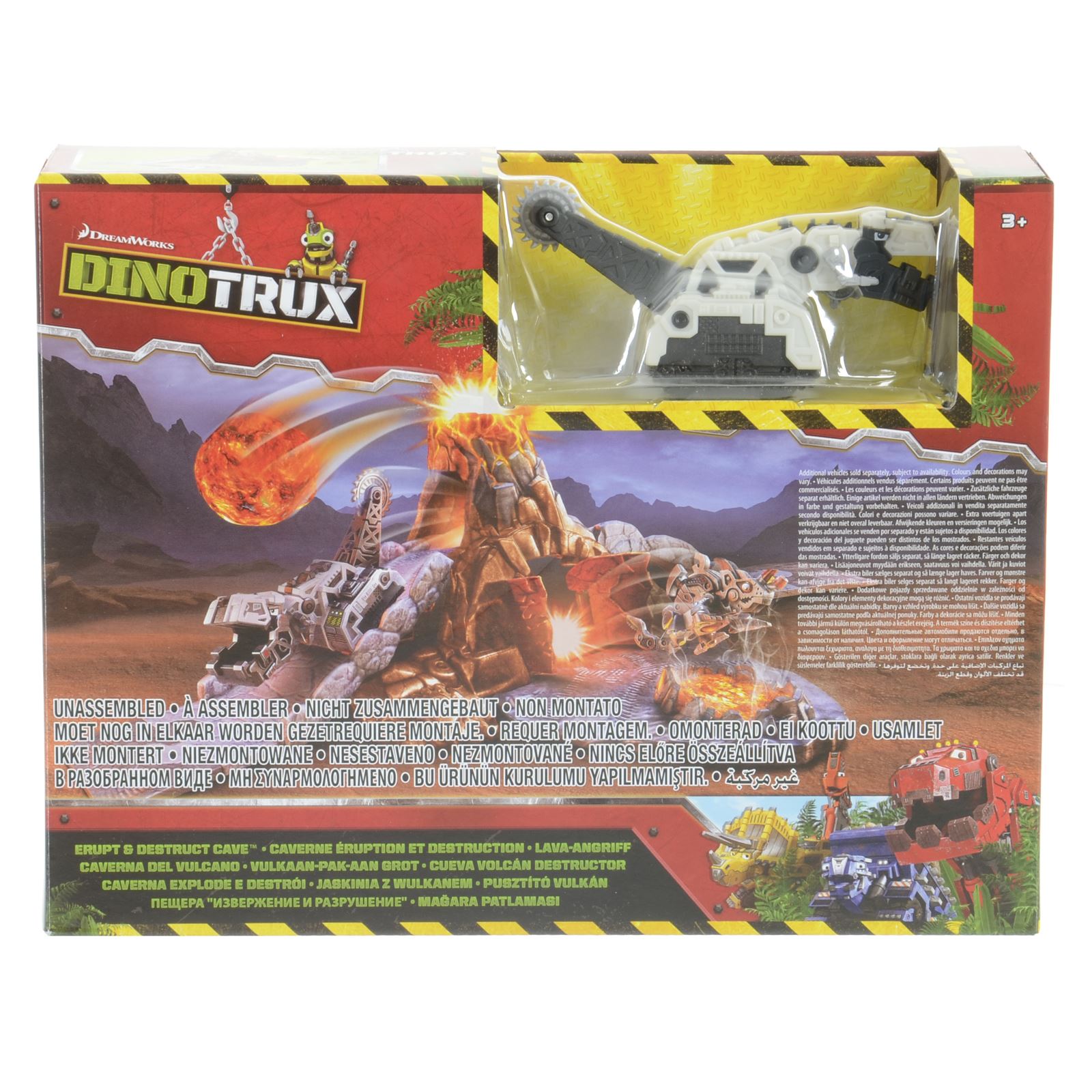 Dinotrux Buildable Playset With 10cm Vehicle Toy Scene TonTon Ty Rux D