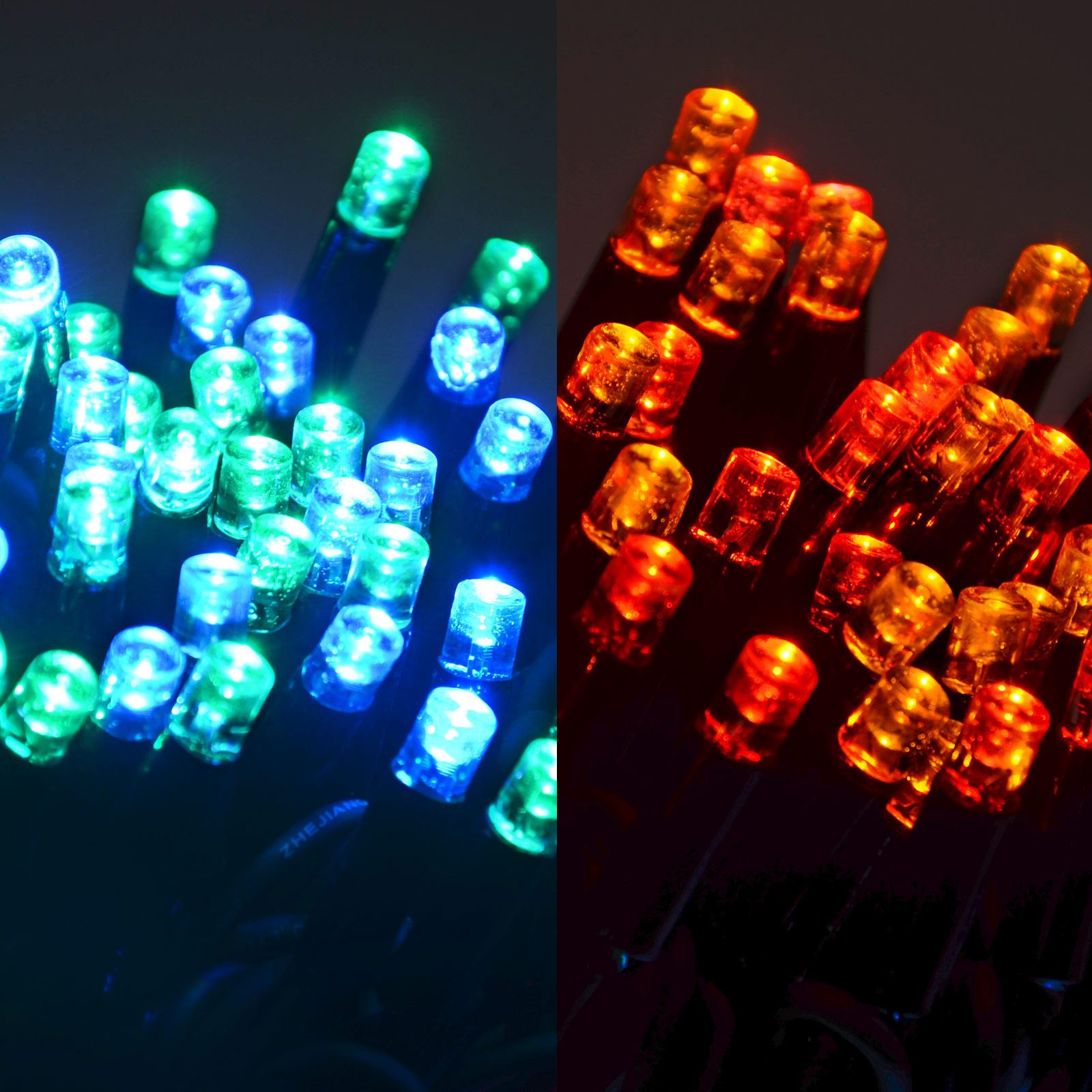 Connectable 100 LED String Lights Power Cord Extension Cables