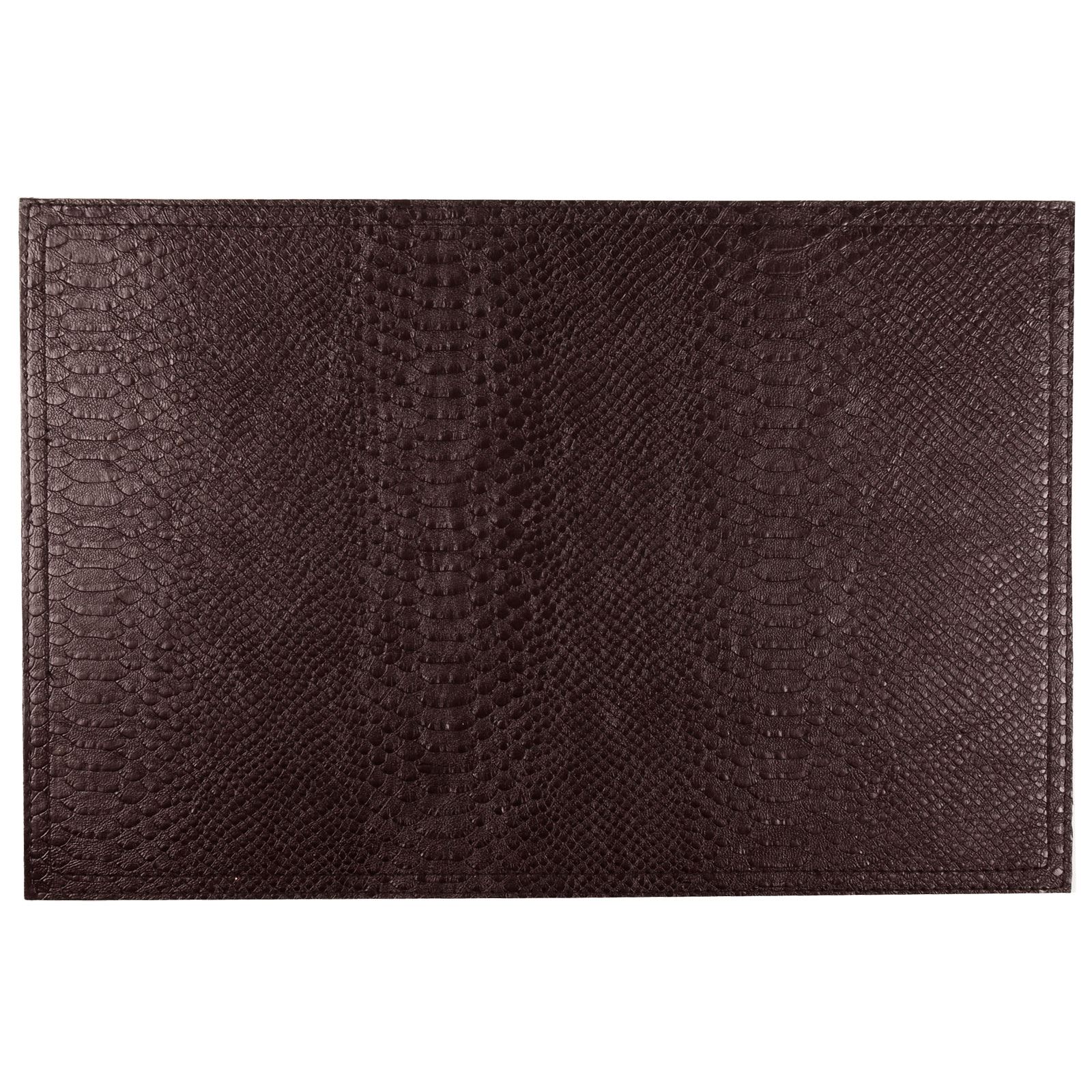 Set Of 4 Faux Leather Placemats / Coasters Dining Table Place Settings Mats - Picture 11 of 17