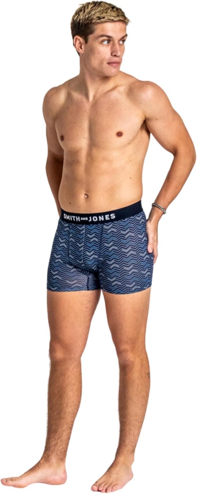 SMITH & JONES mens boxer multipack of 7 stretch underpants colourful trunk brief - Bild 52 von 55