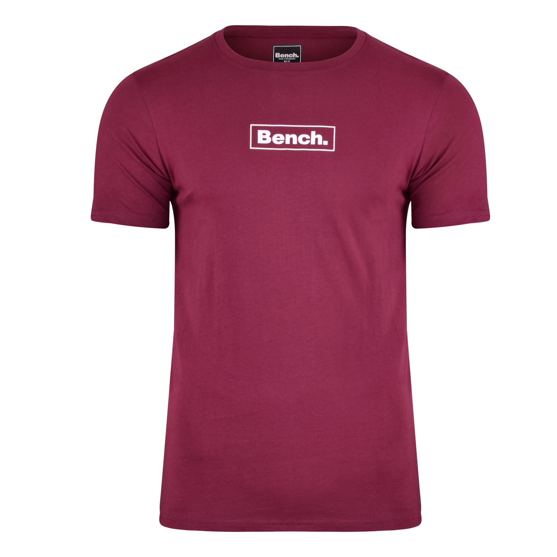 Mens Bench Plain T-Shirt Crew Neck Short Sleeve Tee Basic Designer Cotton Top - Picture 6 of 22