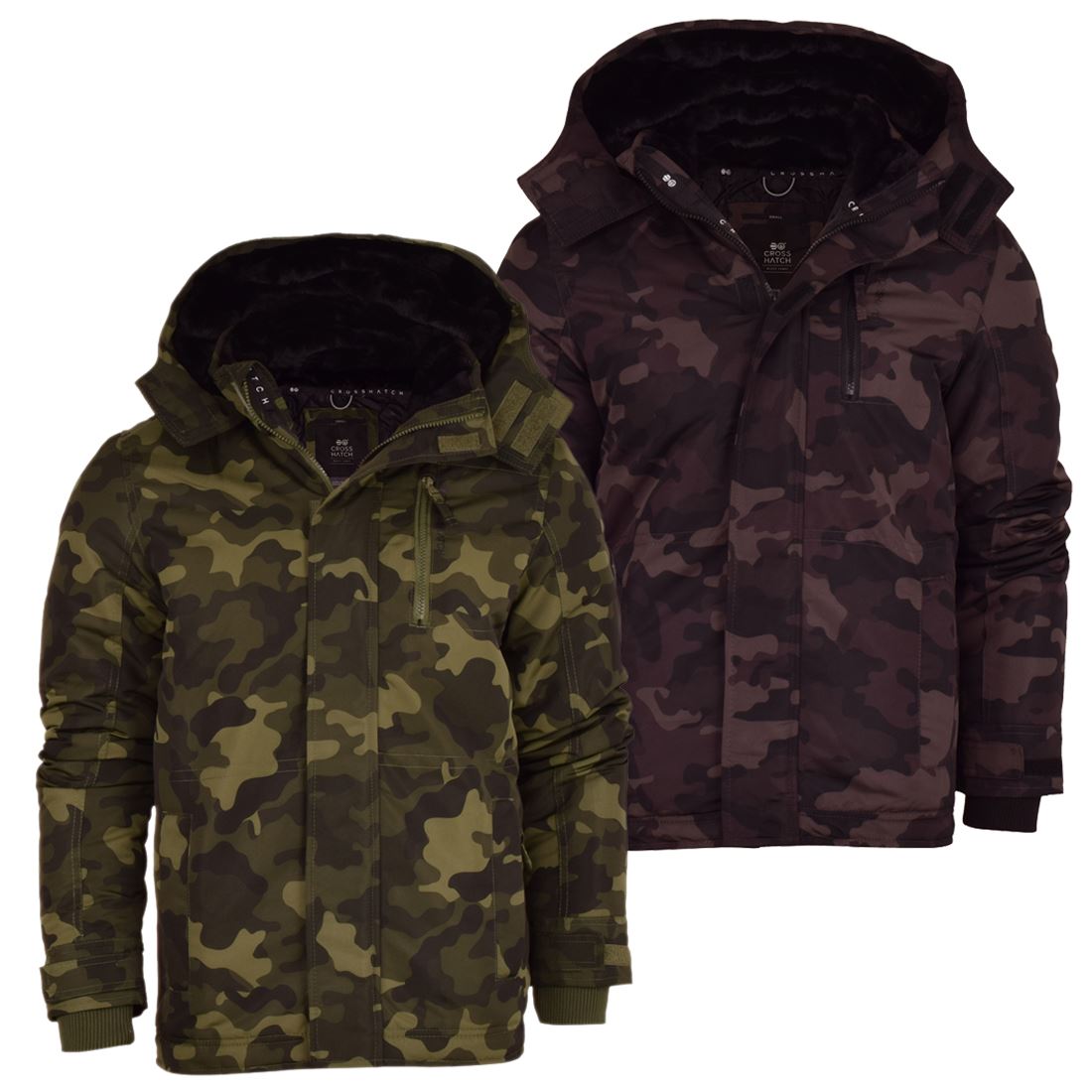 crosshatch camo hoodie