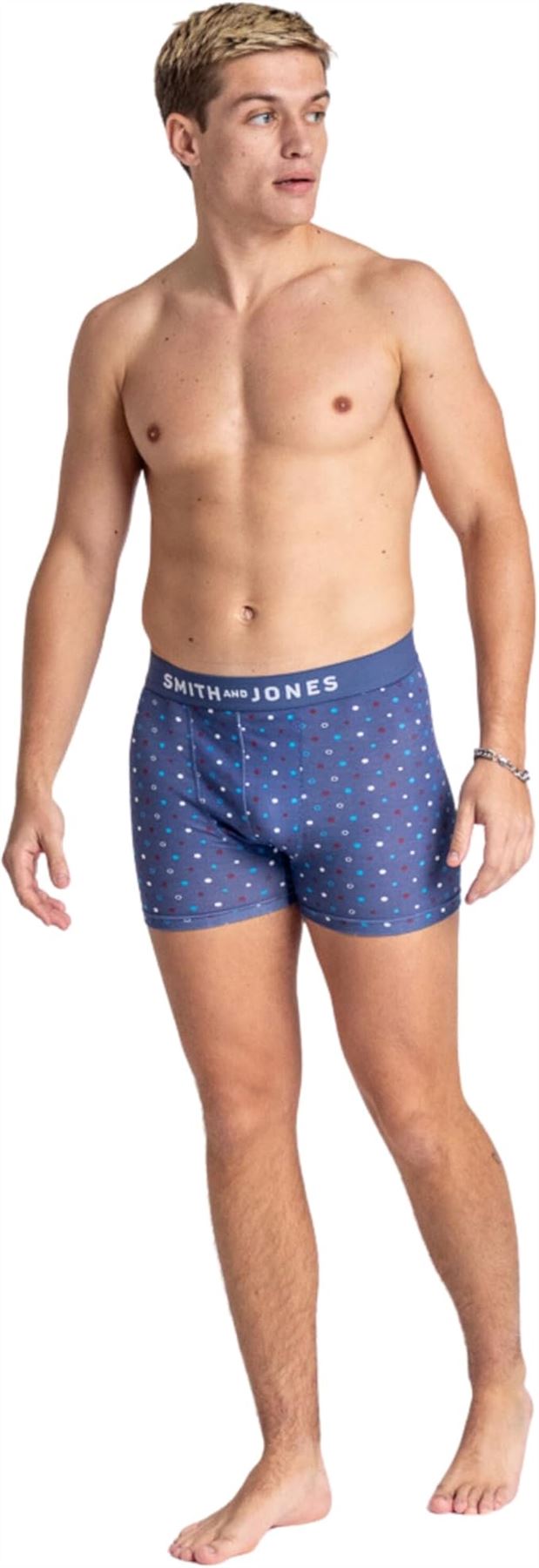 SMITH & JONES mens boxer multipack of 7 stretch underpants colourful trunk brief - Bild 16 von 55