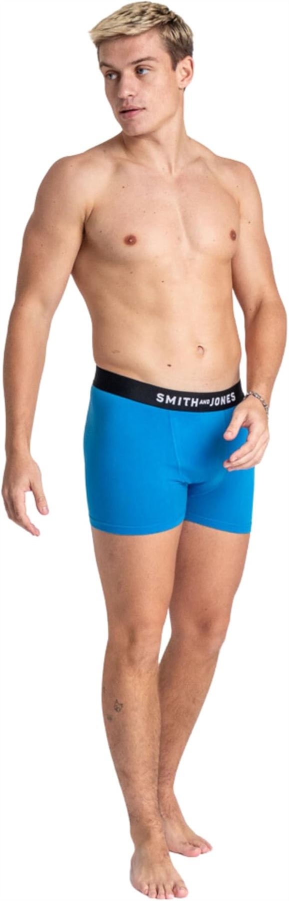 SMITH & JONES mens boxer multipack of 7 stretch underpants colourful trunk brief - Bild 38 von 55