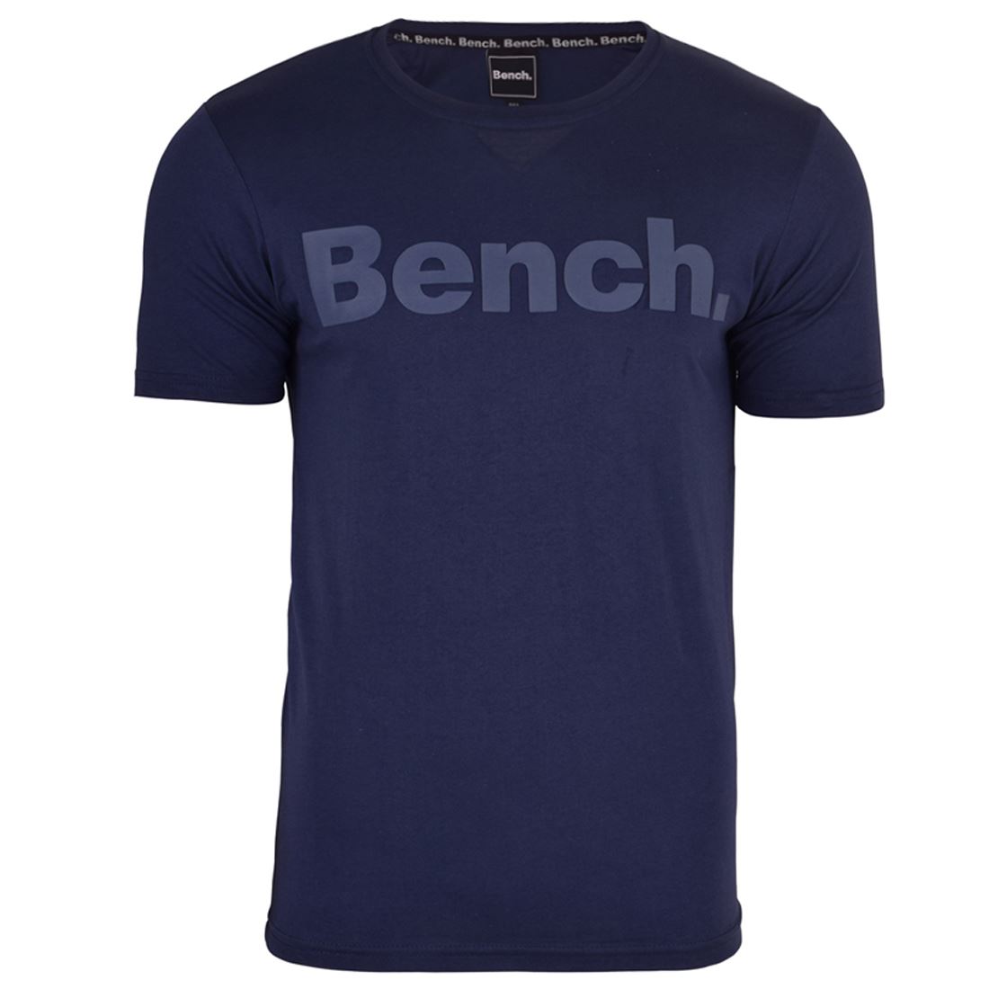 Bench Mens Short Sleeve Logo Crew Neck Cotton T Shirt Tee Top - Picture 6 of 14