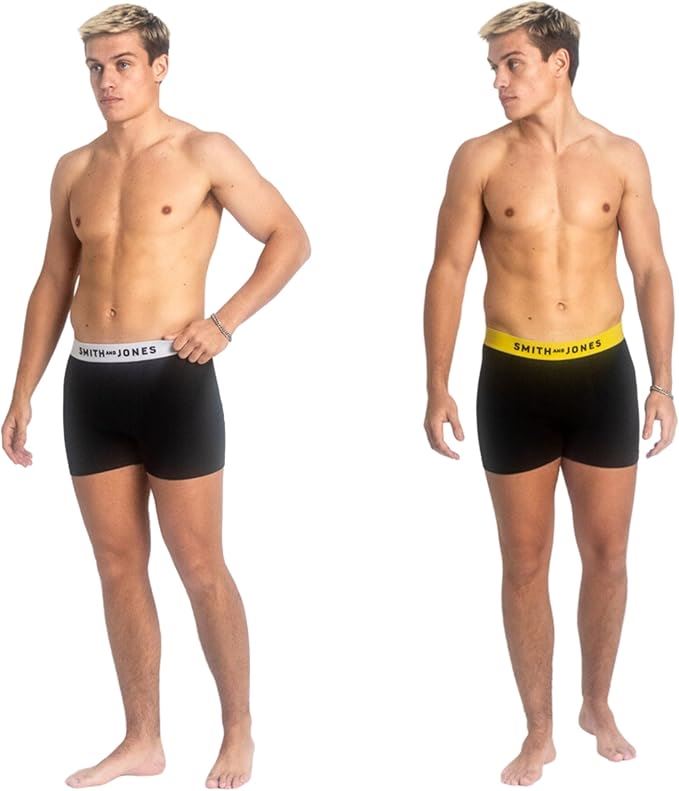 SMITH & JONES mens boxer multipack of 7 stretch underpants colourful trunk brief - Bild 13 von 55
