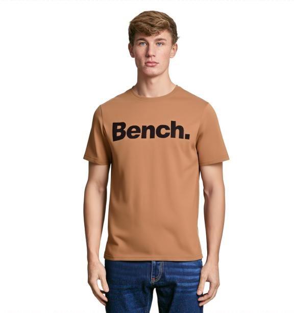 Mens Bench Cotton T-shirt Short Sleeve Crew Neck Designer Logo Tee Casual Top - Picture 32 of 37