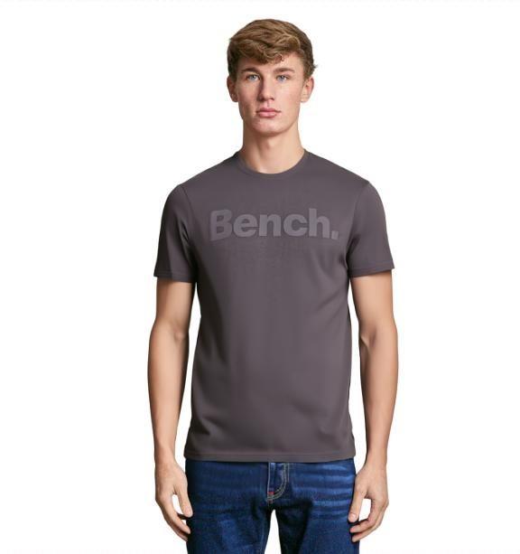Bench Mens Short Sleeve Logo Crew Neck Cotton T Shirt Tee Top - Picture 13 of 14