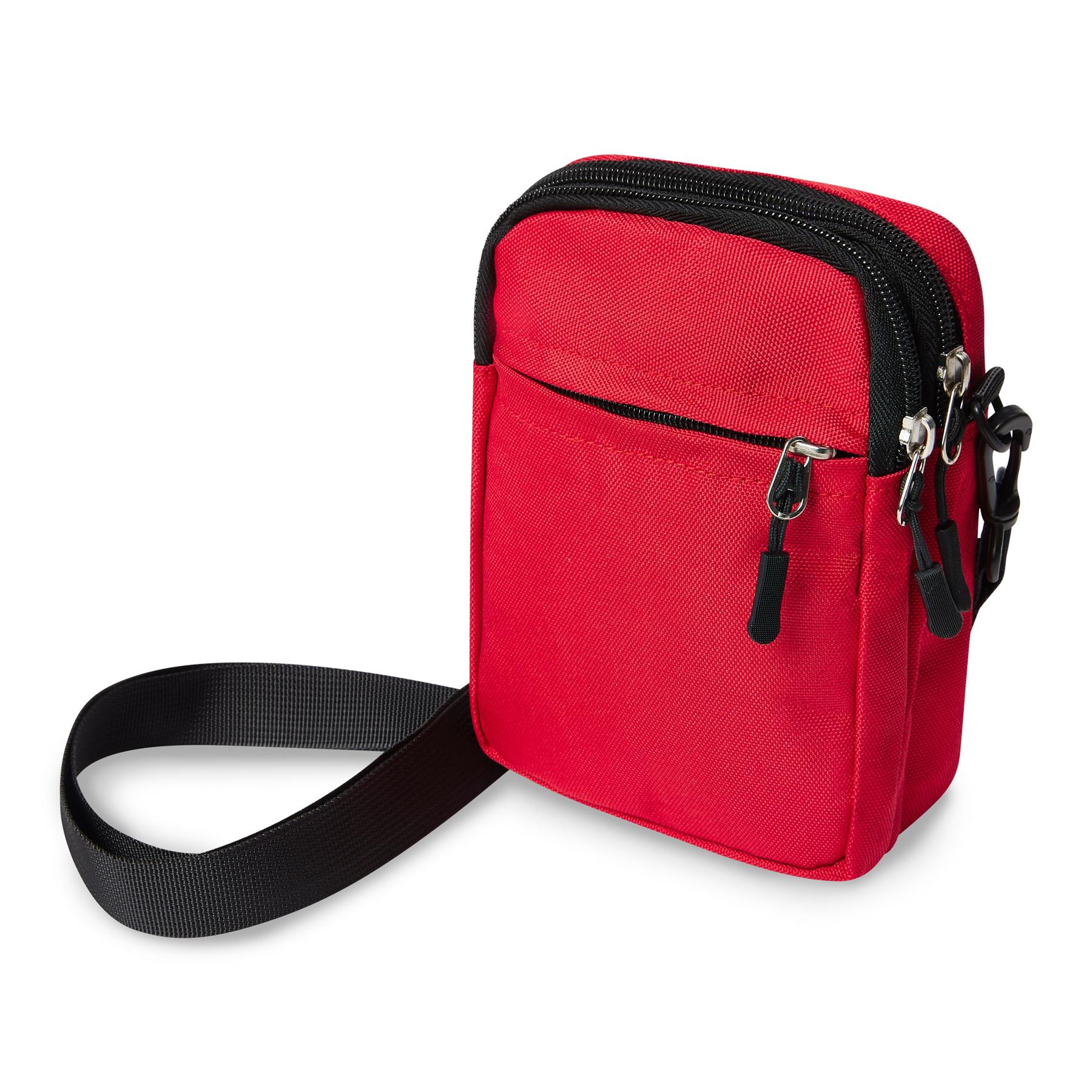 Small Plain Canvas Side Bag Crossbody, Shoulder Bag Messenger Pouch Mens Unisex - Picture 15 of 18