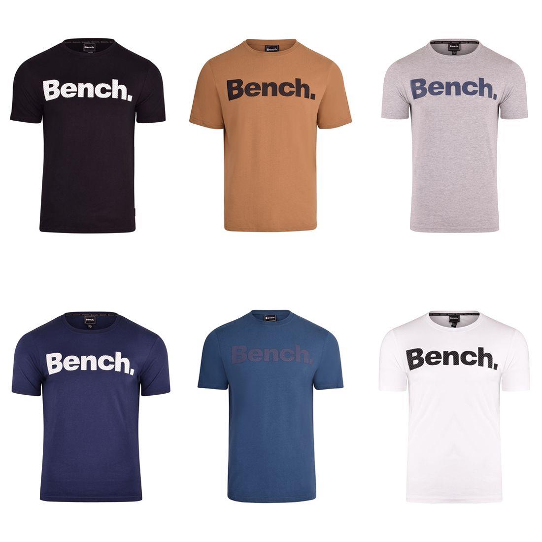 Mens Bench Cotton T-shirt Short Sleeve Crew Neck Designer Logo Tee Casual Top - Picture 9 of 37