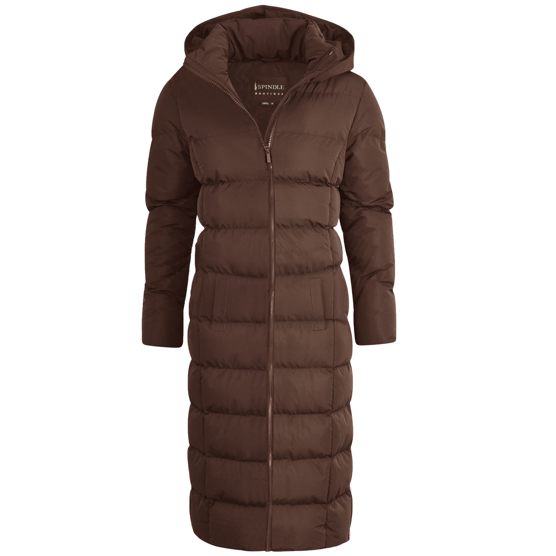 Womens Maxi Long Hood Puffer Quilted Parka Winter Coat Ladies Full Length Jacket