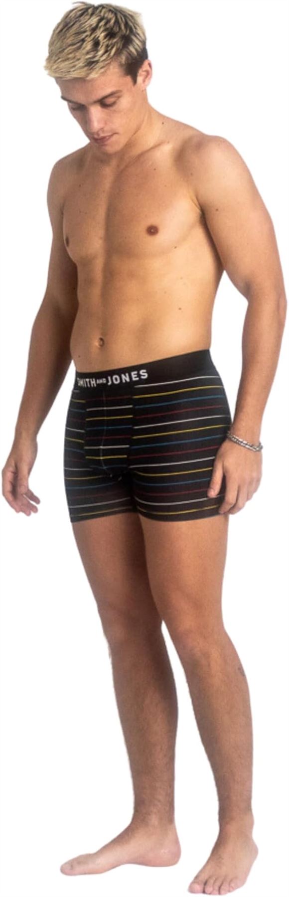 SMITH & JONES mens boxer multipack of 7 stretch underpants colourful trunk brief - Bild 12 von 55
