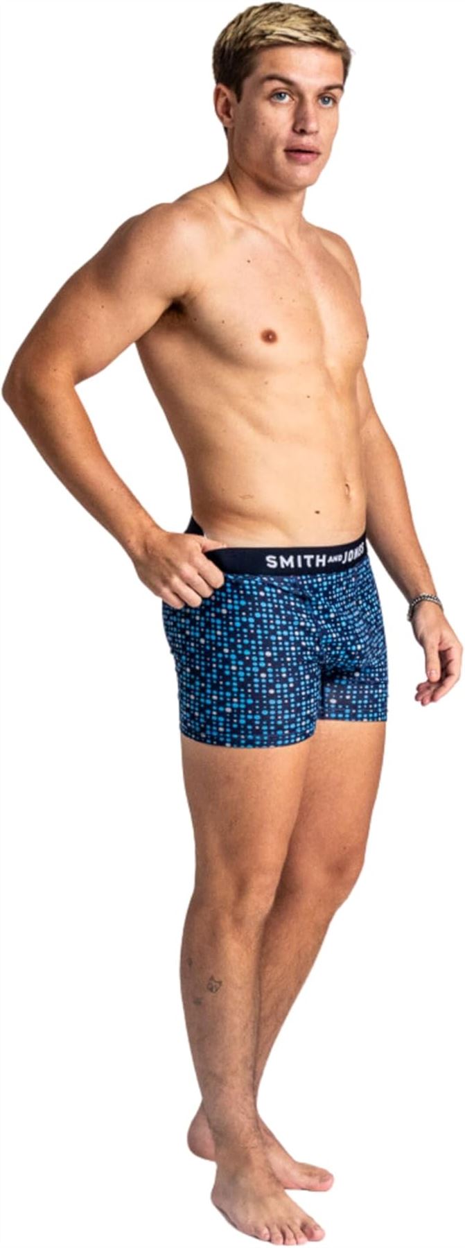 SMITH & JONES mens boxer multipack of 7 stretch underpants colourful trunk brief - Bild 53 von 55