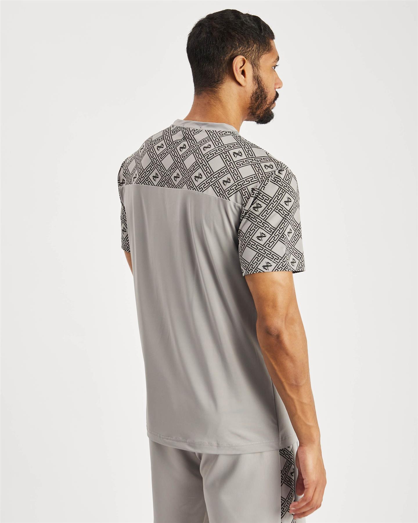 Mens Designer T Shirt + Short Set 2pc Summer Sports Tracksuit Zip Pockets - Picture 23 of 27