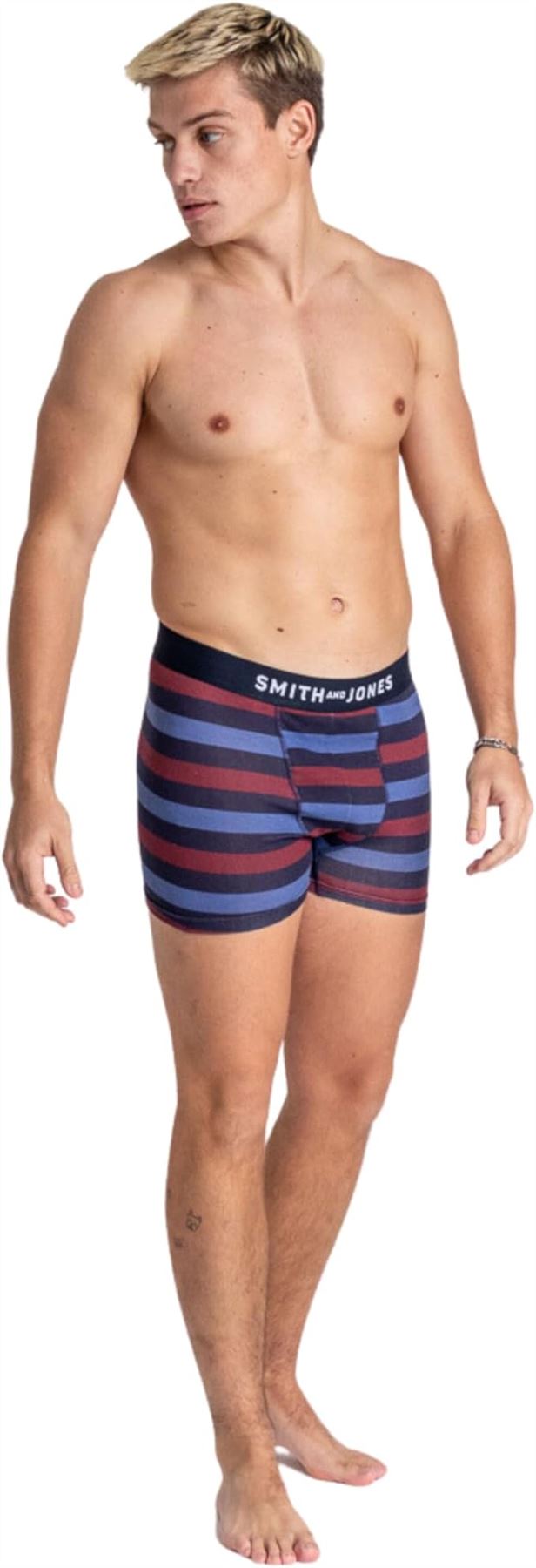 SMITH & JONES mens boxer multipack of 7 stretch underpants colourful trunk brief - Bild 19 von 55