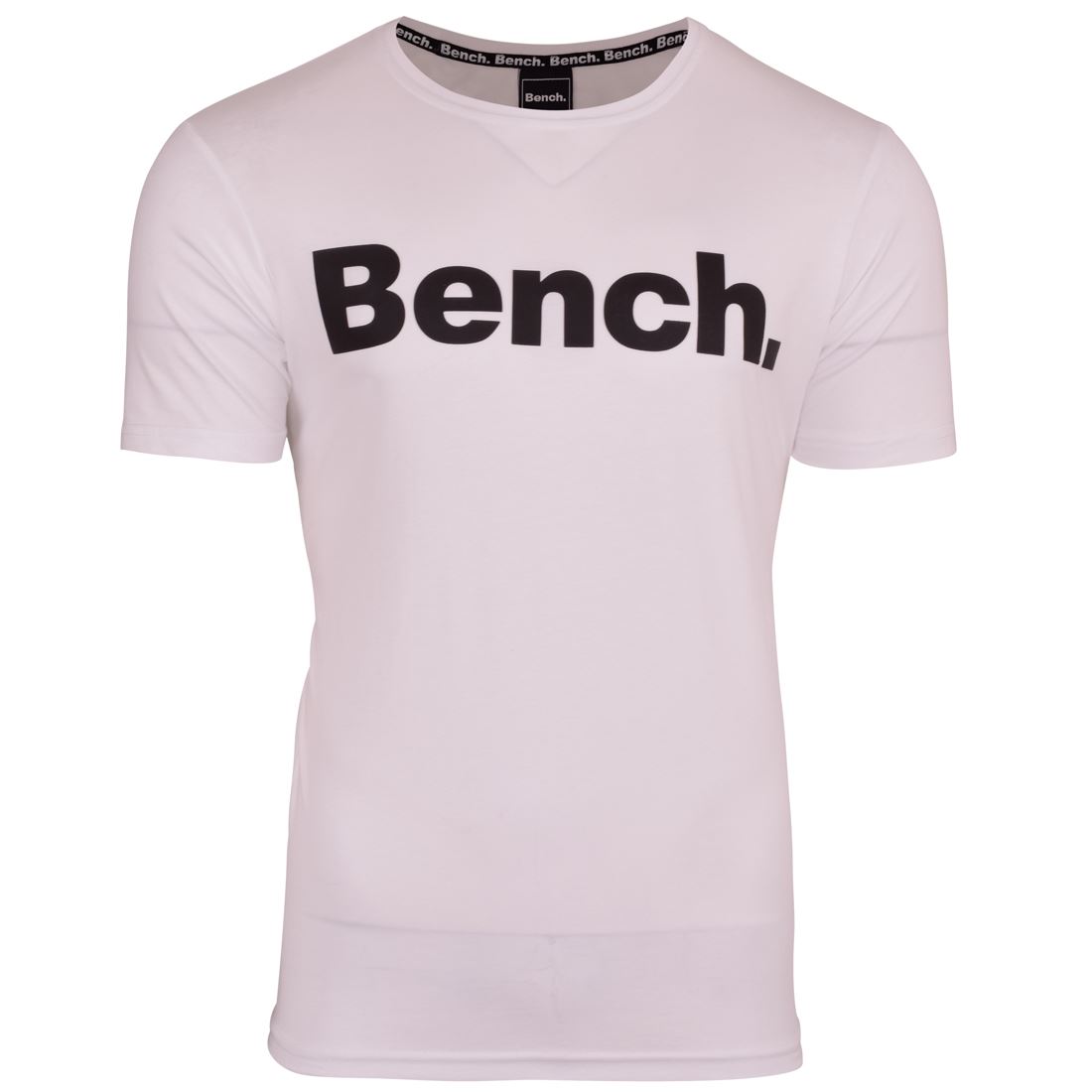 Bench Mens Short Sleeve Logo Crew Neck Cotton T Shirt Tee Top - Picture 2 of 14