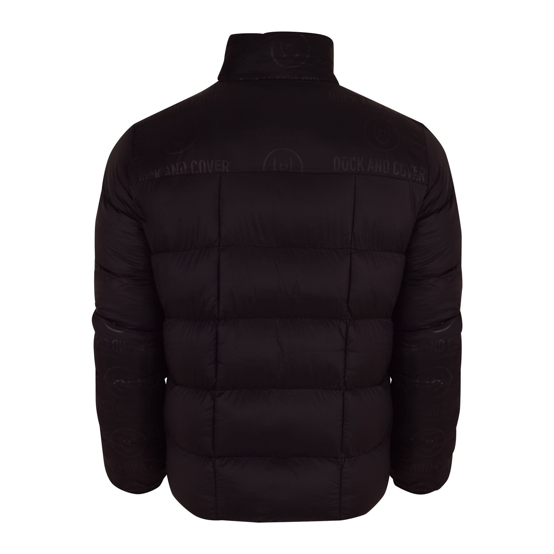 Duck & Cover Mens Puffer Coat Jacket with Thermoheat, Zip Side and