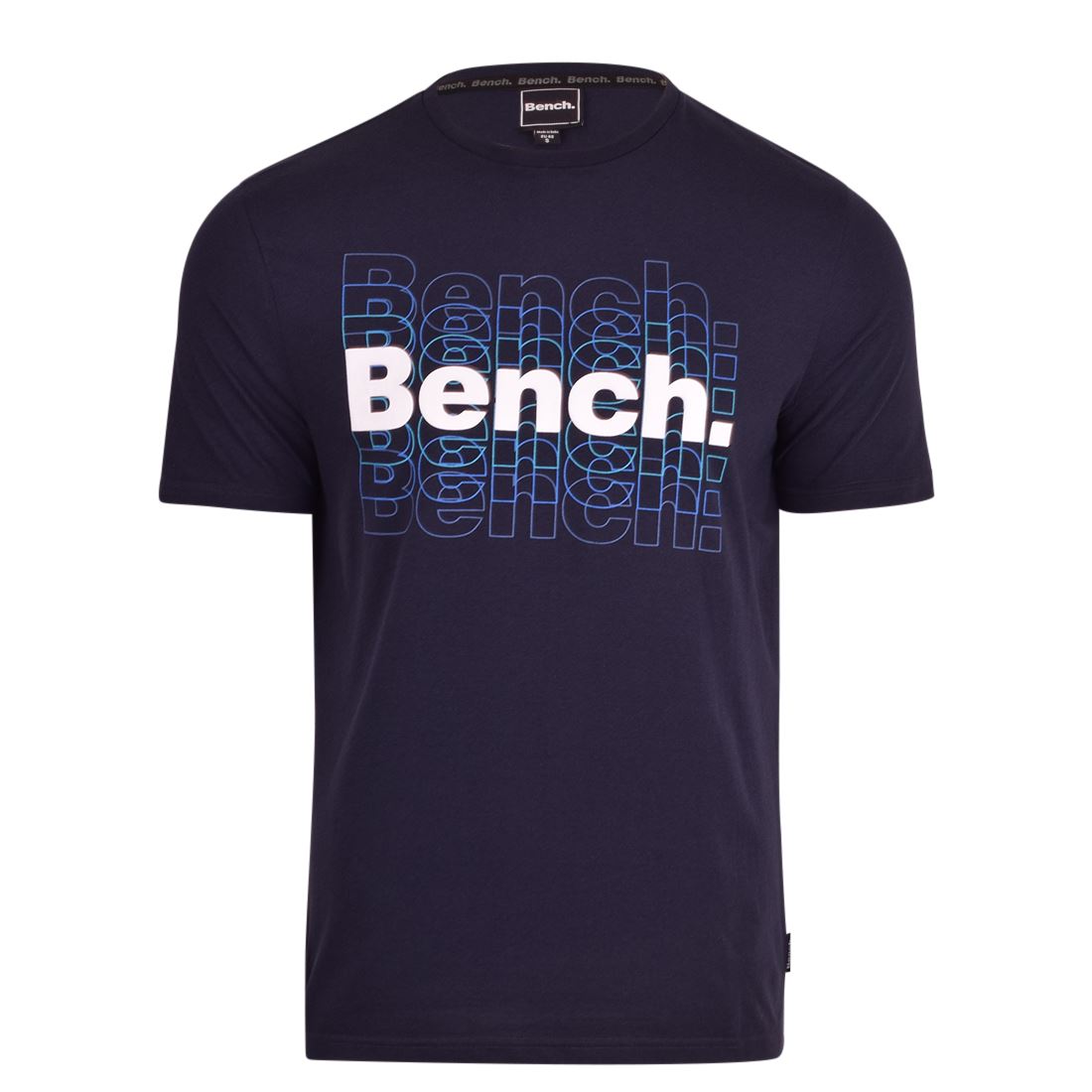 Mens Bench Cotton T-shirt Short Sleeve Crew Neck Designer Logo Tee Casual Top - Picture 26 of 37