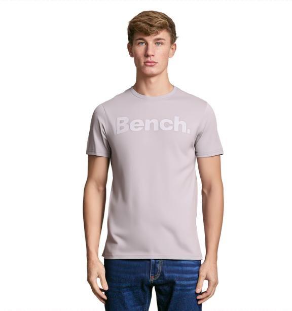 Bench Mens Short Sleeve Logo Crew Neck Cotton T Shirt Tee Top - Picture 9 of 14