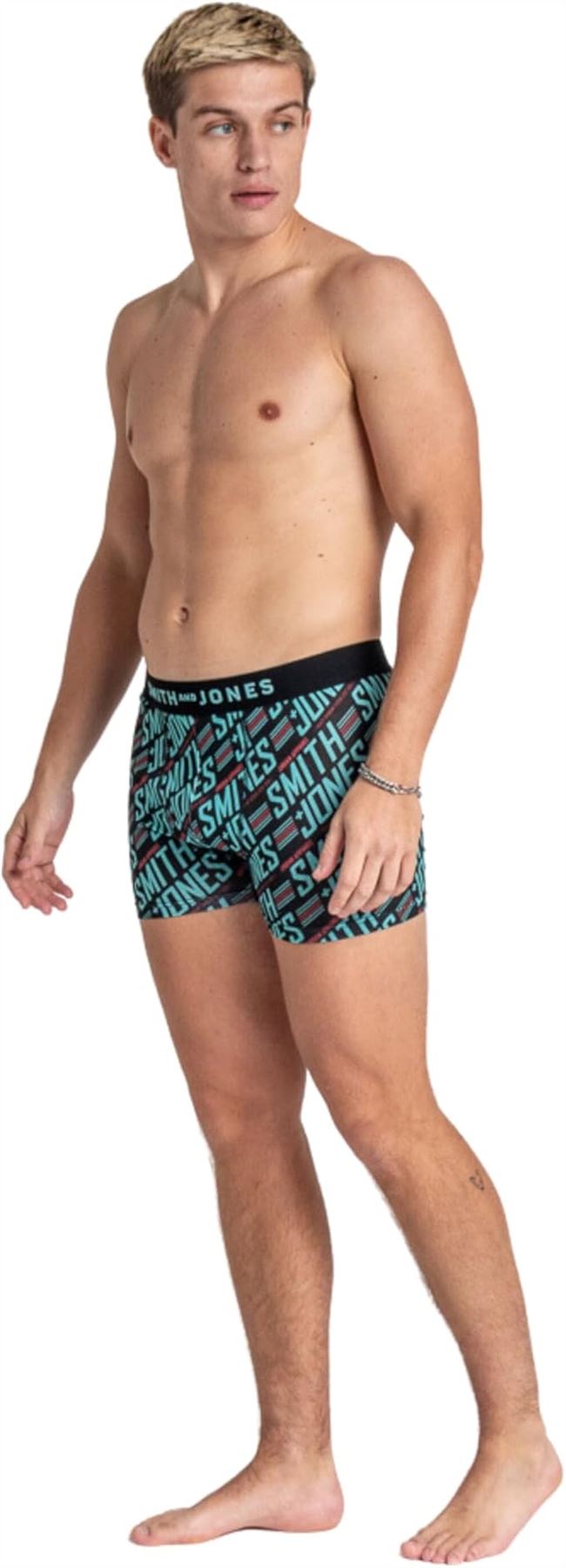 SMITH & JONES mens boxer multipack of 7 stretch underpants colourful trunk brief - Bild 25 von 55