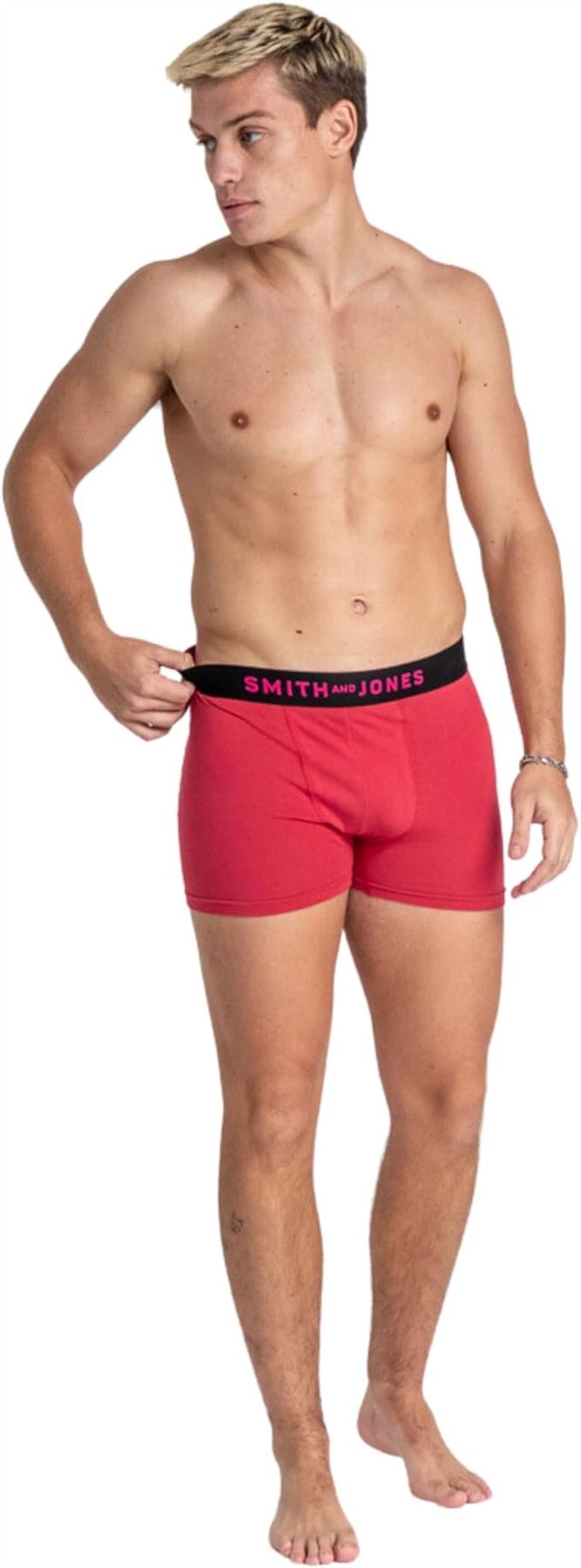 SMITH & JONES mens boxer multipack of 7 stretch underpants colourful trunk brief - Bild 26 von 55