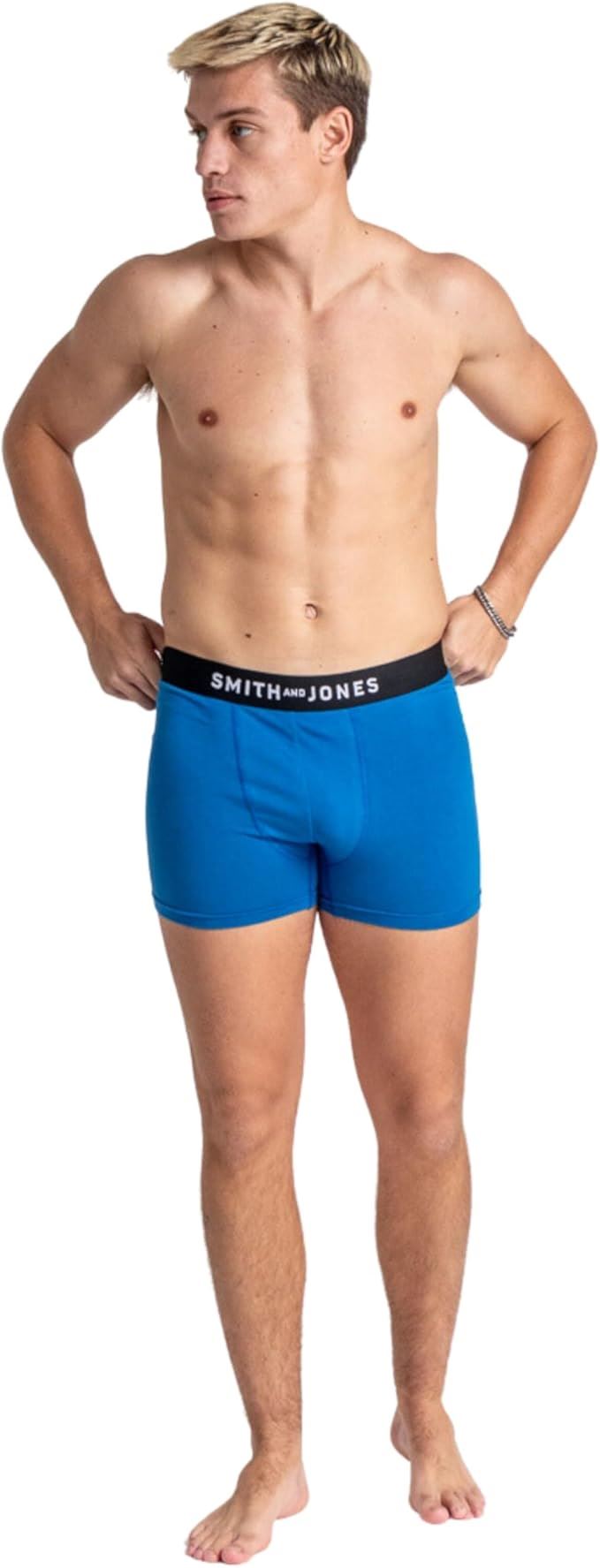 SMITH & JONES mens boxer multipack of 7 stretch underpants colourful trunk brief - Bild 51 von 55