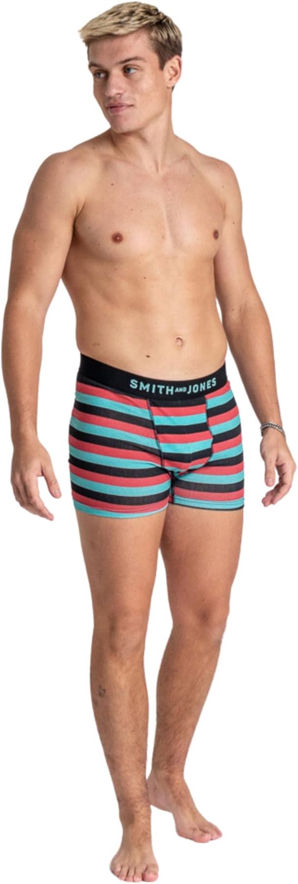 SMITH & JONES mens boxer multipack of 7 stretch underpants colourful trunk brief - Bild 27 von 55