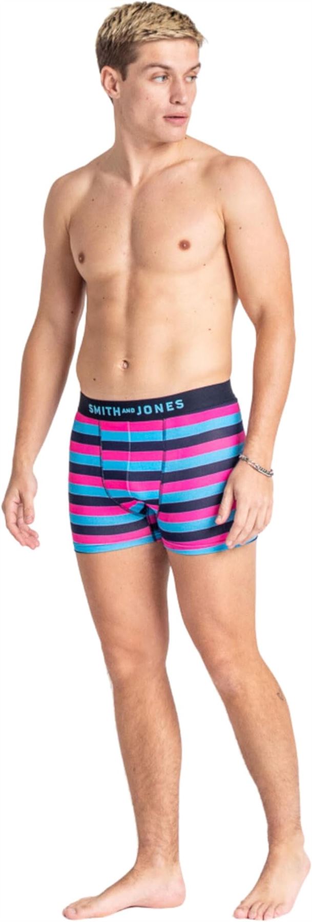 SMITH & JONES mens boxer multipack of 7 stretch underpants colourful trunk brief - Bild 32 von 55