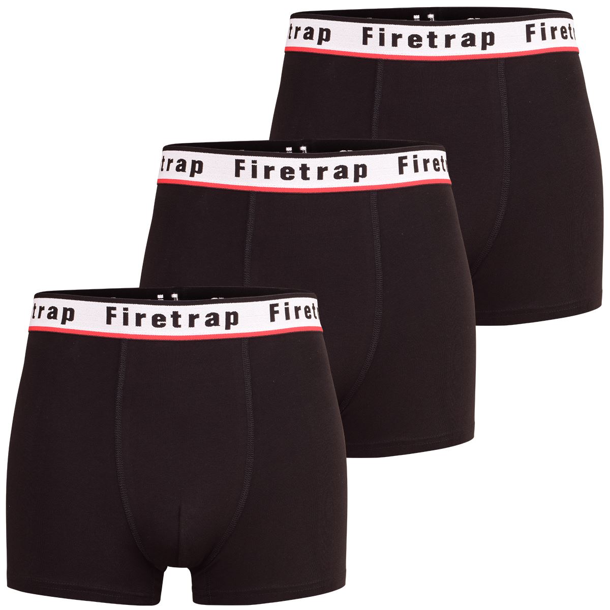Firetrap Mens 3 Pack Designer Boxer Shorts Boxers Underwear Stretch Cotton Brief - Picture 15 of 16