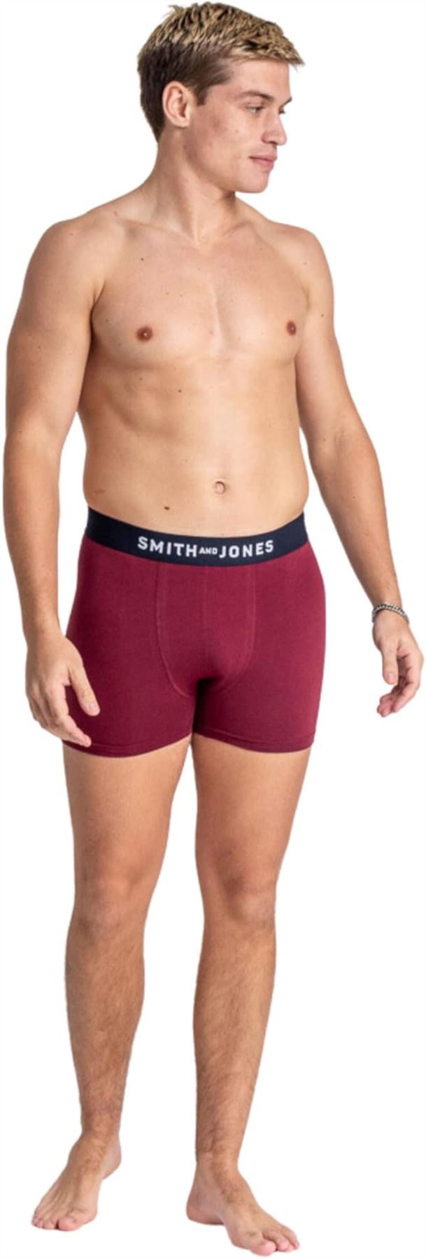SMITH & JONES mens boxer multipack of 7 stretch underpants colourful trunk brief - Bild 17 von 55