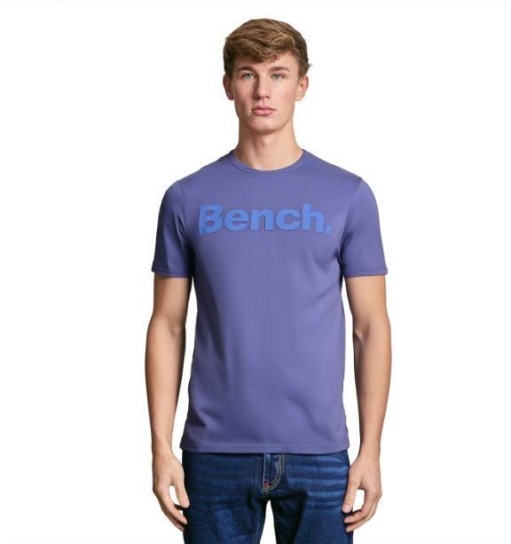 Bench Mens Short Sleeve Logo Crew Neck Cotton T Shirt Tee Top - Picture 7 of 14