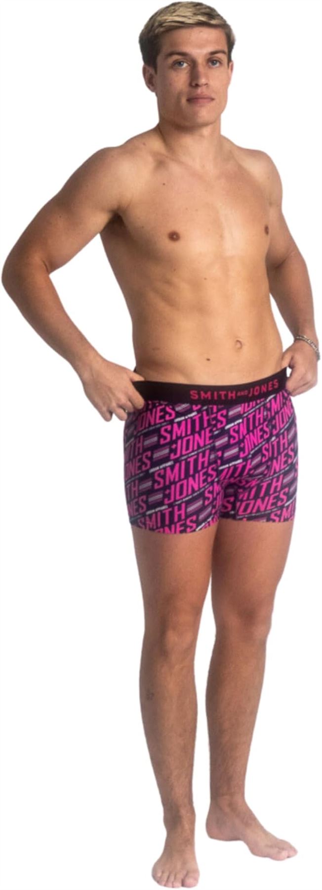SMITH & JONES mens boxer multipack of 7 stretch underpants colourful trunk brief - Bild 31 von 55