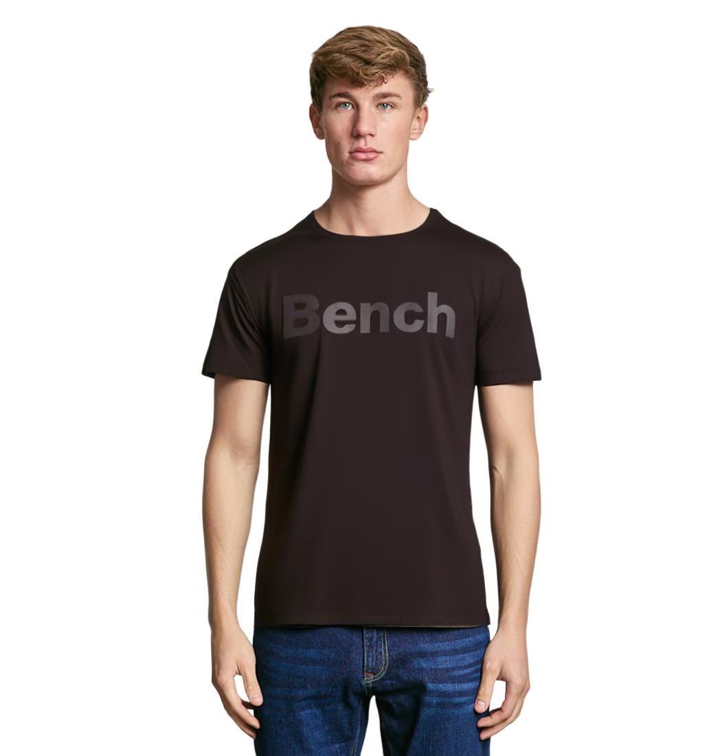 Bench Mens Short Sleeve Logo Crew Neck Cotton T Shirt Tee Top - Picture 3 of 14
