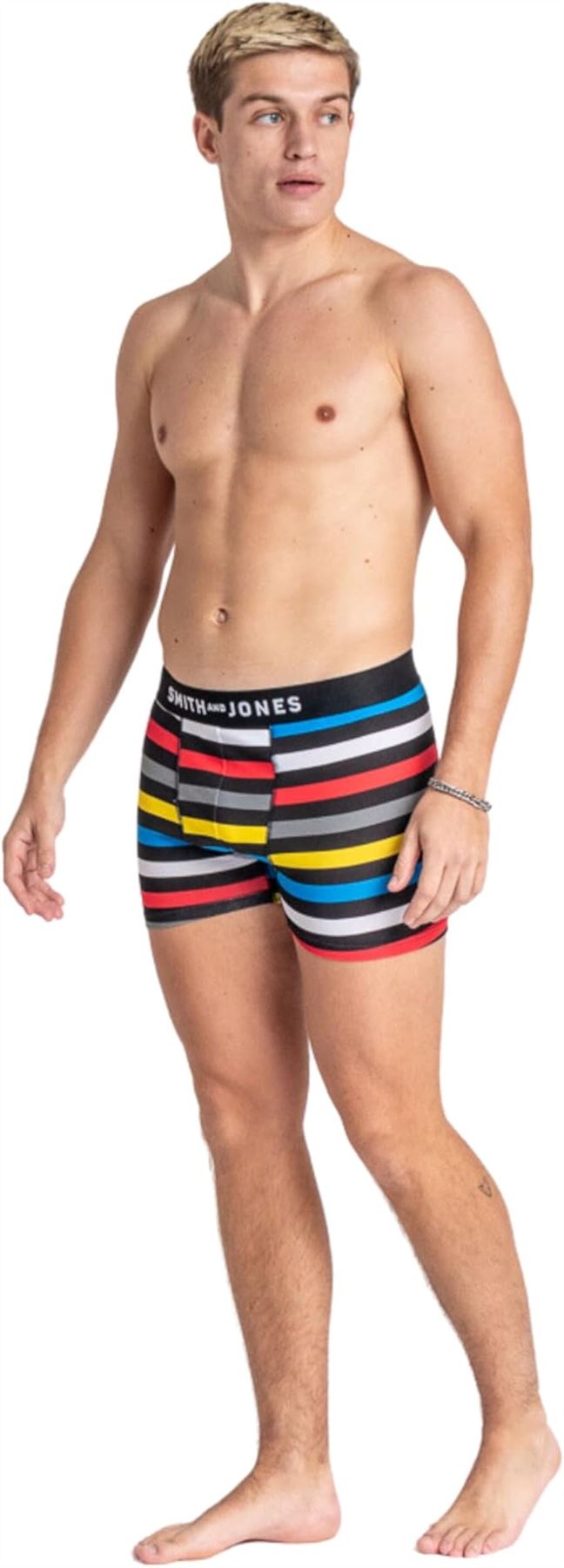 SMITH & JONES mens boxer multipack of 7 stretch underpants colourful trunk brief - Bild 10 von 55