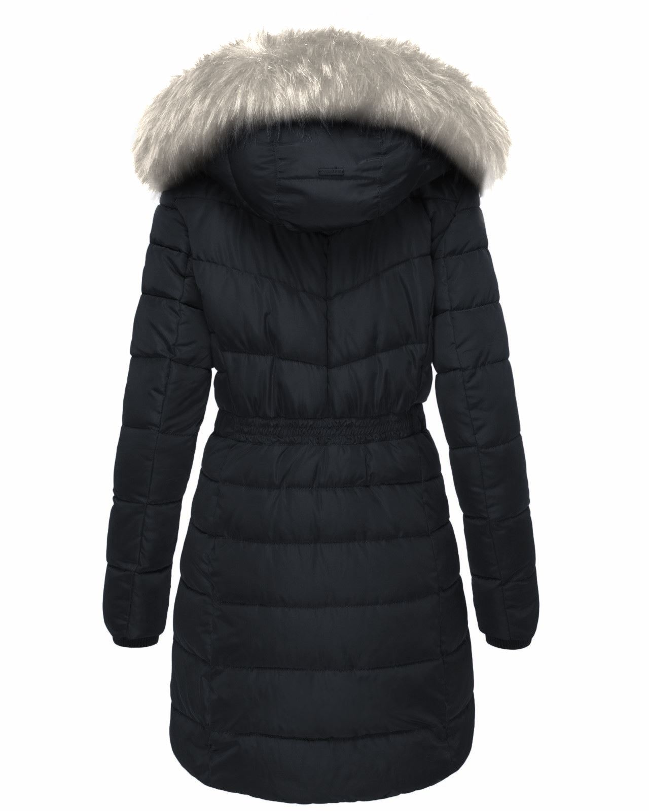 Spindle Womens Designer Winter Parka Quilted Hooded Long Coat Jacket eBay