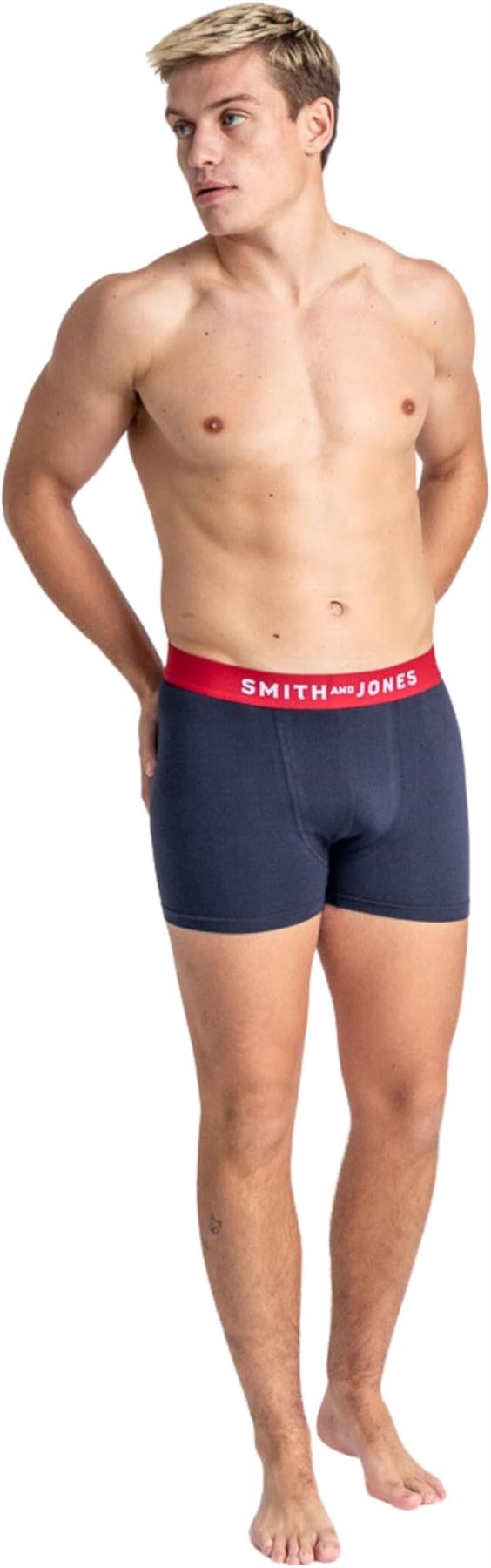 SMITH & JONES mens boxer multipack of 7 stretch underpants colourful trunk brief - Bild 39 von 55