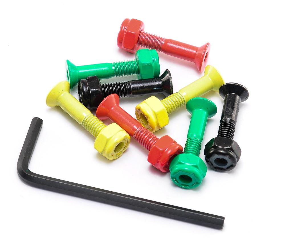 Venom 1" Allen Key Directional Skateboard Deck Bolts/Screws/Hardware