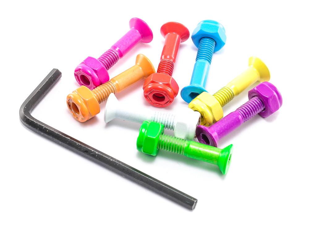 Venom 1" Allen Key Directional Skateboard Deck Bolts/Screws/Hardware